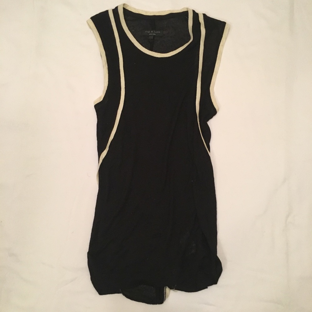 Black sleeveless xxs Rag and Bone  tank top.